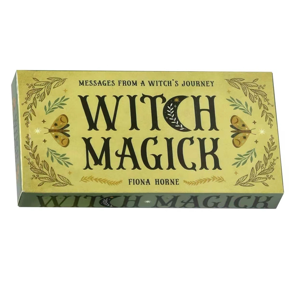 Carte oracle magique, magie de sorcière