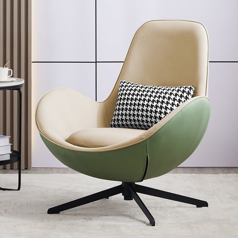 360 rotation-green white cat paw leather-free lumbar pillow