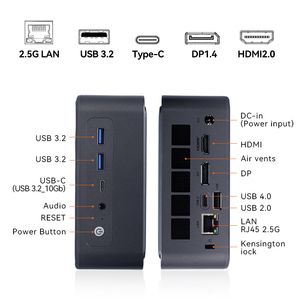 Fabricante original OEM ODM Mini PC Ryzen R5 R7 R9 AMD Gaming PC Intel i5 i7 Best Mini Pcs M.2 Nvme DDR5 Computadora PC de escritorio