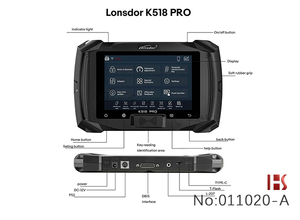 Englische Version Autos chl üssel programmierer Lonsdor K518 Pro FCV mit FP30-Kabel für Toyota BCM-Kabel für Nissan Super ADP 8A/4A-Adapter - Product Image 3