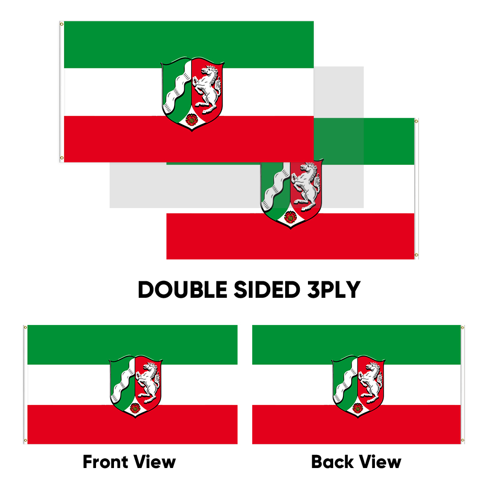 North Rhine Westphalia Flag