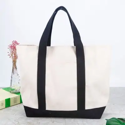 Дешевая Высококачественная многоразовая сумка-тоут из хлопка с логотипом на заказ