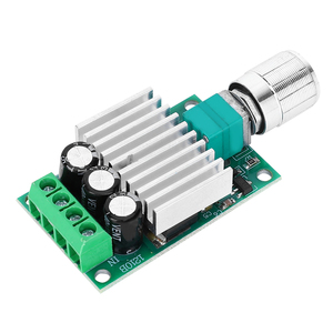 <strong>DC</strong> <strong>Motor</strong> Governor 12V 24V 10A High-Power <strong>PWM</strong> <strong>DC</strong> <strong>Motor</strong> Governor Adjustment <strong>Speed</strong> <strong>Controller</strong> Temperature Dimming Switch - Product Image 1