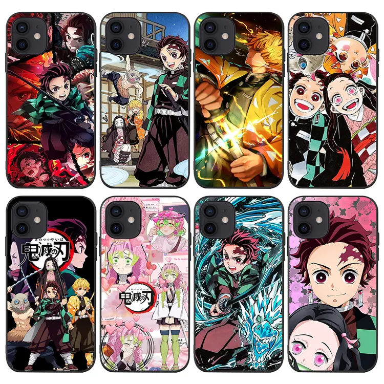 Funda de teléfono impermeable barata en stock fundas de teléfono a granel funda de teléfono móvil suave con diseño de personajes de anime