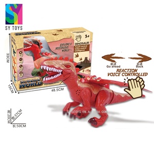 SY Intelligence Electric RC Animals Set Sound Control Toy Dinosaurs for Kids Plastic Window Box Snake in the Charger Game <strong>Age</strong> 3+ - Product Image 3