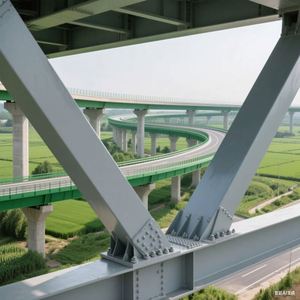 Tiết kiệm ngân sách Kết Cấu Thép cầu đường cao tốc giảm chi phí tổng thể mà không ảnh hưởng đến sức mạnh - Product Image 4