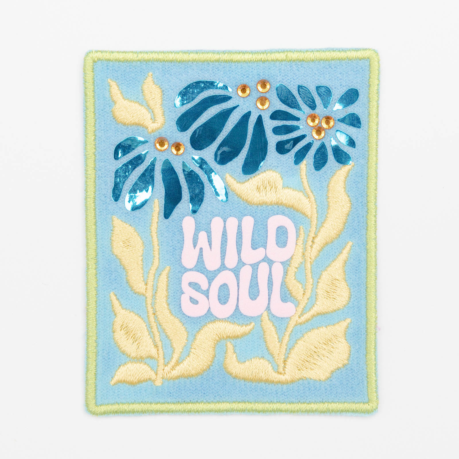 patch de broderie bouffante
