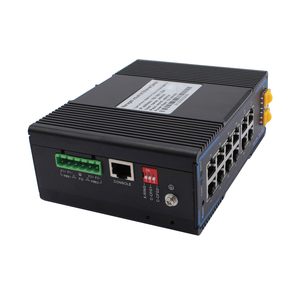 L2 industrial gerenciado 12 portas 2 SFP <span class=keywords><strong>Gigabit</strong></span> <span class=keywords><strong>Ethernet</strong></span> Rede Industrial <span class=keywords><strong>PoE</strong></span>/não <span class=keywords><strong>PoE</strong></span> <span class=keywords><strong>Switch</strong></span> 2 SFP 12 portas 10 ~ 52V
