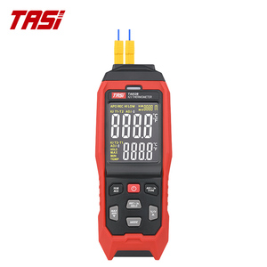 TASI TA612B Digital Handheld Termopar de 2 canales Medidor de temperatura Sensor Sonda tipo K Registrador DE DATOS Plástico OEM ODM - Product Image 1