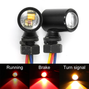 E-mark İşlevli 3 In 1 küçük boyutlu Ultra parlak Mini motosiklet çalışma göstergeleri pozisyon işık fren işık Led dönüş sinyalleri - Product Image 6