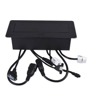 带电源USB充电器数据cat6桌面连接盒插座会议室厨房 - Product Image 4