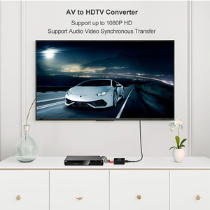 Mini Universal <strong>RCA</strong> <strong>to</strong> HDTV Connectors AV2HDTV Converters with AV <strong>Input</strong> for High-Performance HDTV <strong>Output</strong> - Product Image 5