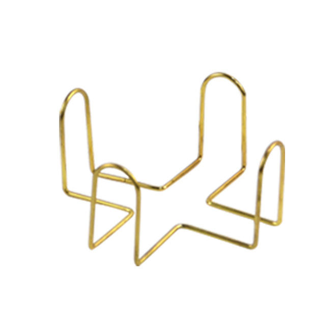 Cadre en fer semi-circulaire doré