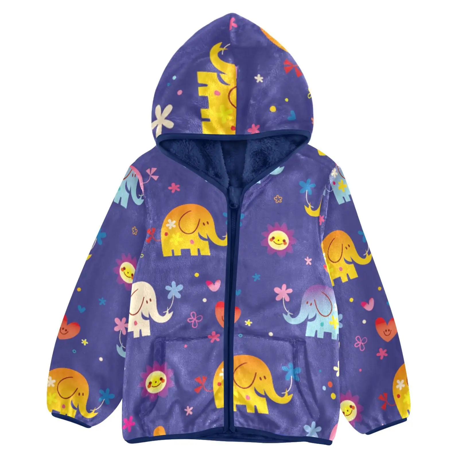 Nuevo abrigo de lana Sherpa para niños, ropa nueva para niños, abrigo cálido de ocio con capucha y cremallera, logotipo personalizado