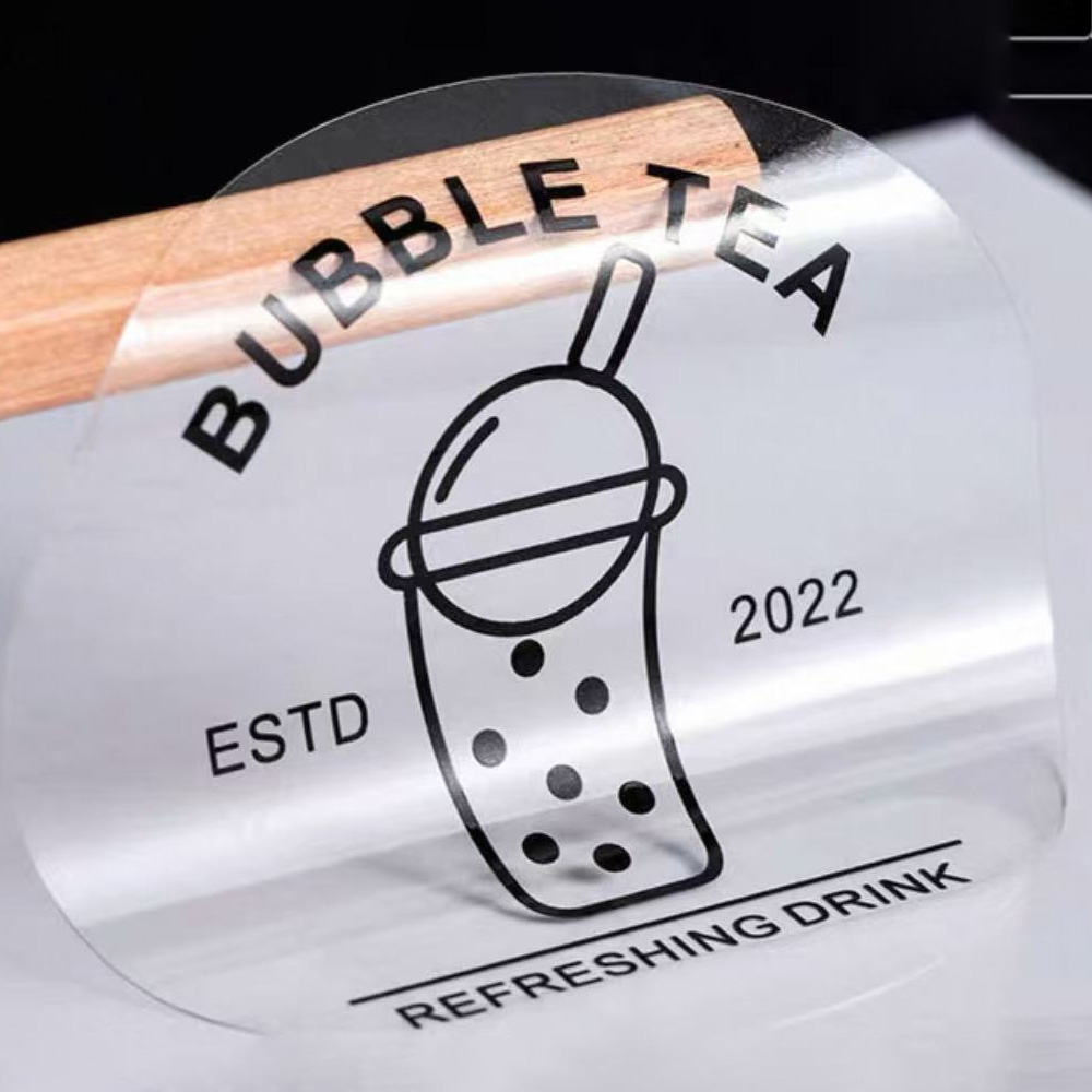 Transparent sticker