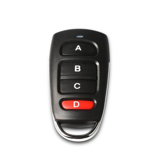 Siyah 4 düğme evrensel kablosuz öğrenme kodu elektrik teksir 433 MHZ Metal garaj kapısı 433 Mhz uzaktan kumanda uzaktan - Product Image 2