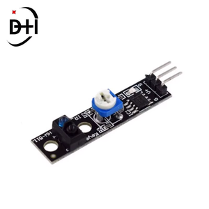 TCRT5000 Sensor reflectante infrarrojo interruptor IR módulo de seguimiento de línea de barrera 4 pines 3,3-5V Sensor para Arduino Smart Car