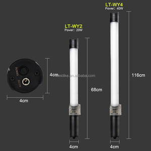 LT-WY2 tragbare Röhren licht lt30 Tageslicht 2800K-9990K Bi Farbe <span class=keywords><strong>Dmx</strong></span>/App Control Wiederauf ladbare <span class=keywords><strong>LED</strong></span>-Licht röhre <span class=keywords><strong>LED</strong></span>-Röhren licht 2ft