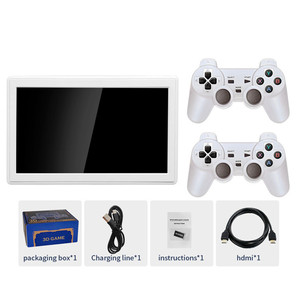 กล่องเกมทีวีจอแบนแบบ XP18สามารถเชื่อมต่อกับคอนโซลเกมผู้เล่นหลายคนแบบมือถือ3D พร้อมตัวควบคุมการเชื่อมต่อแบบไร้สายสองตัว - Product Image 1