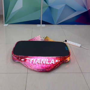 100cm di động khuyến mãi triển lãm truy cập bảng căng thẳng vải cong hình bầu dục thương mại hiển thị Pop Up truy cập khác Thiết bị hiển thị - Product Image 2