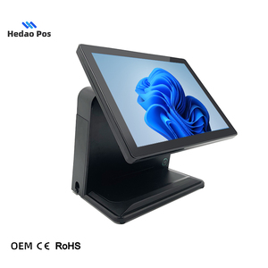 Dual 15.6 Inch Touch Screen Pos System <strong>Windows</strong> Pos <strong>Computer</strong> for Point of Sale Cash Register Terminal - Product Image 3