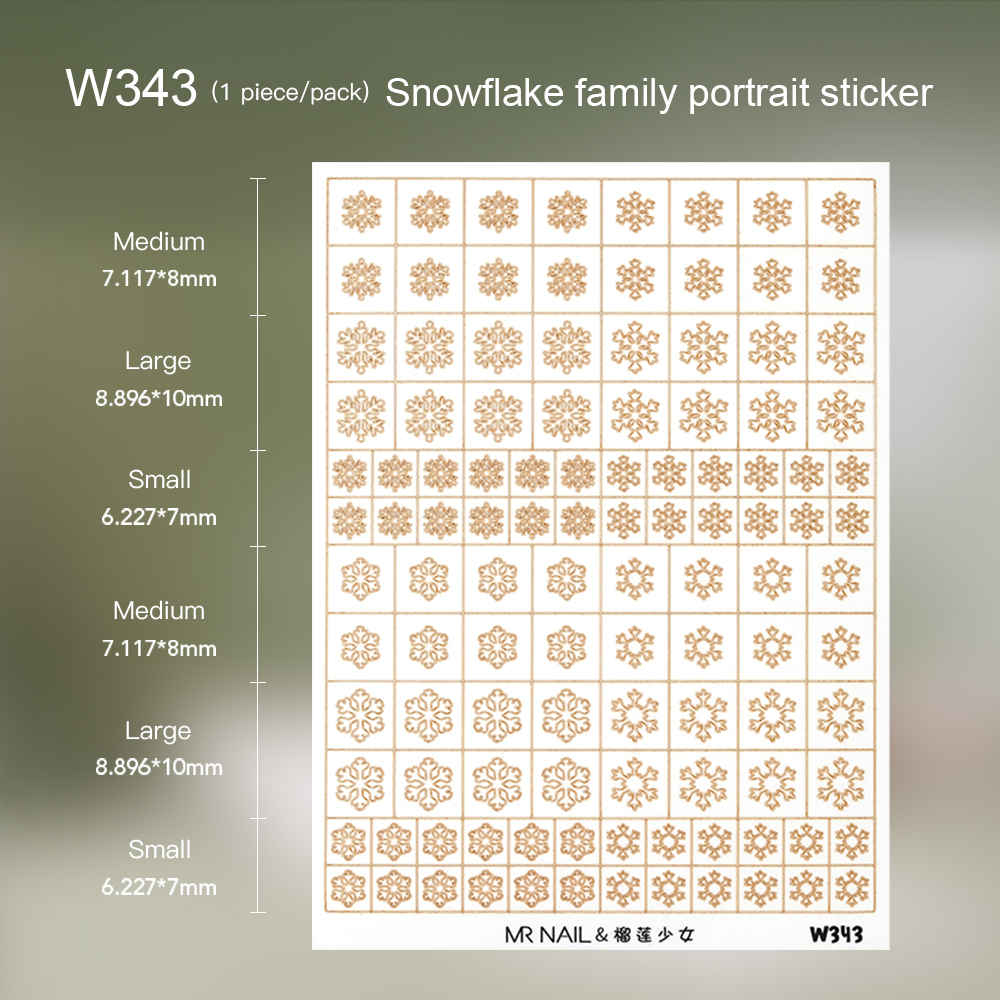 Famiglia di fiocchi di neve W343