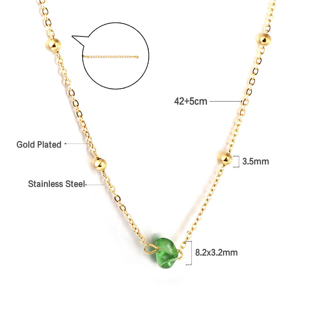 สร้อยคอ-สีเขียวมะกอก