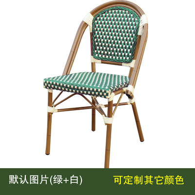 Un vert foncé et blanc