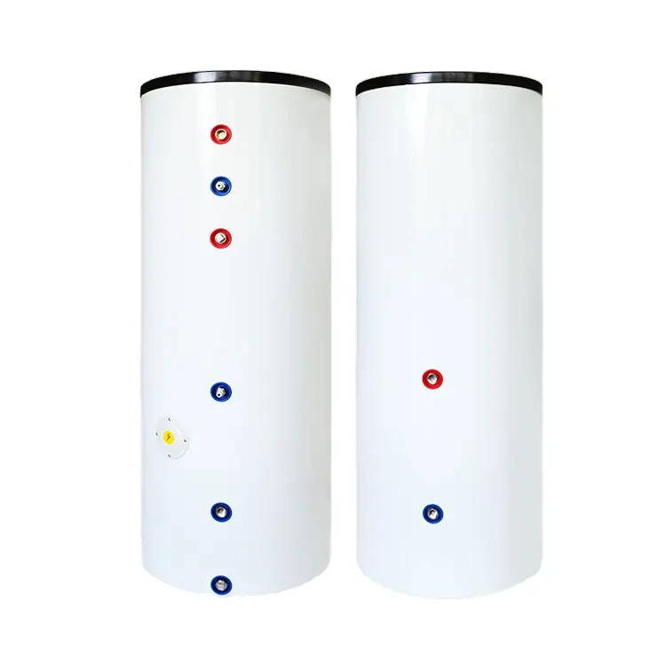 China wholesale solar water storage tank water heater ,200 l dual coil solar hot water tank