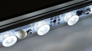 Yüksek güç 24V SMD3535 edgelit sert led şerit aydınlatma çubuğu için lens ile kumaş çerçeveli ışık kutusu - Product Image 2