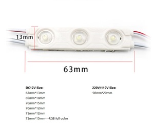 โมดูลไฟ LED 12V 3โมดูลไฟ LED 1.5วัตต์โมดูลป้าย2835กลางแจ้ง SMD 5730กล่องไฟ LED - Product Image 4