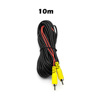 GreenYi AV RCA电缆6M 10M 15M 20m用于后视摄像头，带视频触发线连接停车场后视监视器 - Product Image 3