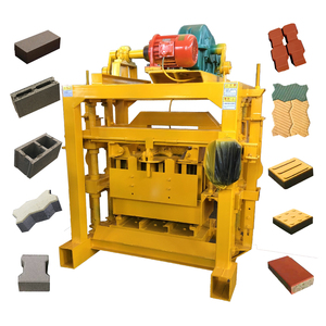 QT4-40 manuale cavo incastro mobile macchina per fabbricare mattoni piccolo blocco di cemento manuale - Product Image 1