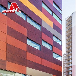 Pannello composito in alluminio colorato per interni ed esterni pannelli decorativi rivestimento della parete Sandwich Board ACM per la costruzione di facciata