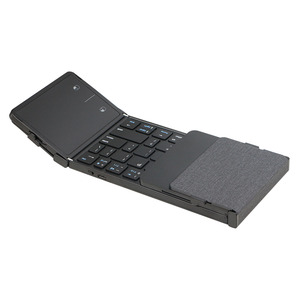 Teclado Bluetooth plegable ultradelgado con panel táctil, batería recargable, teclado de viaje para iOS/MacOS, Android, dispositivo Windows - Product Image 3
