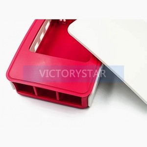 Compatible with <strong>Raspberry</strong> <strong>Pi</strong> 4B 4th generation Btype shell red and whiteRaspberry <strong>Pi</strong> 4B 4th Generation B Type <strong>Case</strong> Red and White - Product Image 1