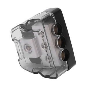 Bloque de distribución de energía de 3 vías, distribuidor de tierra, divisor de Audio, calibre 0 en calibre 4, salida Universal para coche - Product Image 2