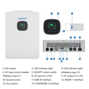 可靠的DAH太阳能Sermatec SMT-10K-TL-TH 10千瓦离网逆变器最大光伏输入8KW支持并行功能更快交付
