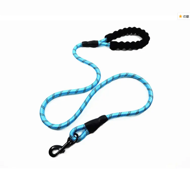 Dog Leash for Large Dogs Training Leads Strap Round Rope Leashes Goods High Quality Nylon Solid Support Super Markets Walk Dog