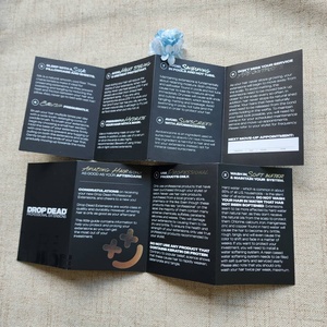 Custom Promotion Tri-fold Spot UV Folded <strong>flyer</strong> with <strong>Gold</strong> foiling - Product Image 5