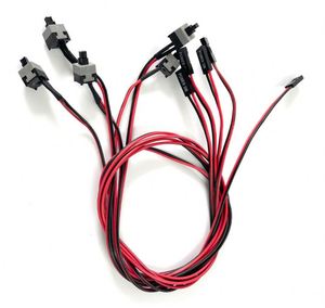 50cm Long Power Button Switch Cable for PC Switches Reset <strong>Computer</strong> Power Momentary Automatically Reset Push Button - Product Image 2