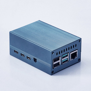 Raspberry Pi 4 Футляр металлический корпус Raspberry Pi 4B основная плата из алюминиевого сплава