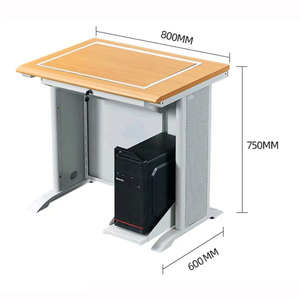 Super calidad escuela Aula Flip Top bloqueable computadora escritorio Mesa Flip up computadora Monitor Escritorio - Product Image 4