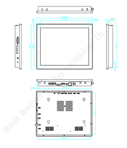 Monitor táctil Linux de 10,4 pulgadas, entrada/salida GPIO, Monitor LCD, puerto serie industrial, pantalla táctil - Product Image 6