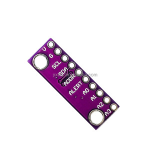 YIXINTAI 4-Kanal-Modul I2C GY-ADS1015 ADC mit programmier barem Verstärkungs verstärker
