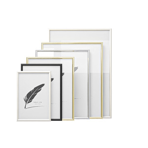 Kim loại hiện đại bàn khung cho <span class=keywords><strong>4x6</strong></span> -10x12 hình ảnh văn phòng cá nhân không gian giọng kim loại khung ảnh kim loại khung ảnh - Product Image 1