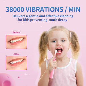 Jtf แปรงสีฟันไฟฟ้าสำหรับเด็กแบบชาร์จอัตโนมัติน่ารักสำหรับเด็กยุโรป - Product Image 2