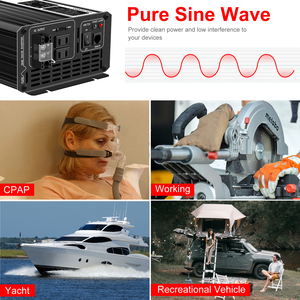 24v功率逆变器3000W DC 230V交流纯正弦波家用汽车离网系统可定制支持50Hz 60hz输出频率 - Product Image 5