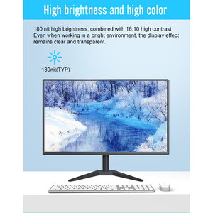 18.5 Frameless \ "HD IPS Monitor per Computer Desktop Super sottile 60Hz con interfaccia DP Monitor per Computer di nuovo prodotto