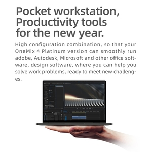 ONE-NETBOOK OneMix 4 Platinum Edition dizüstü 2023 en Win10 ev 10.1 inç i7 parmak izi kilidini notebook bilgisayar - Product Image 6